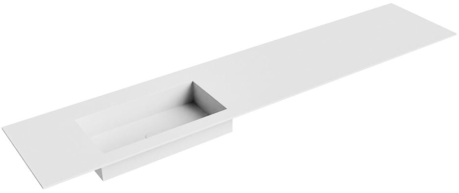 ZINK Talc Inset / Built-in Basin solid surface 220cm. Position